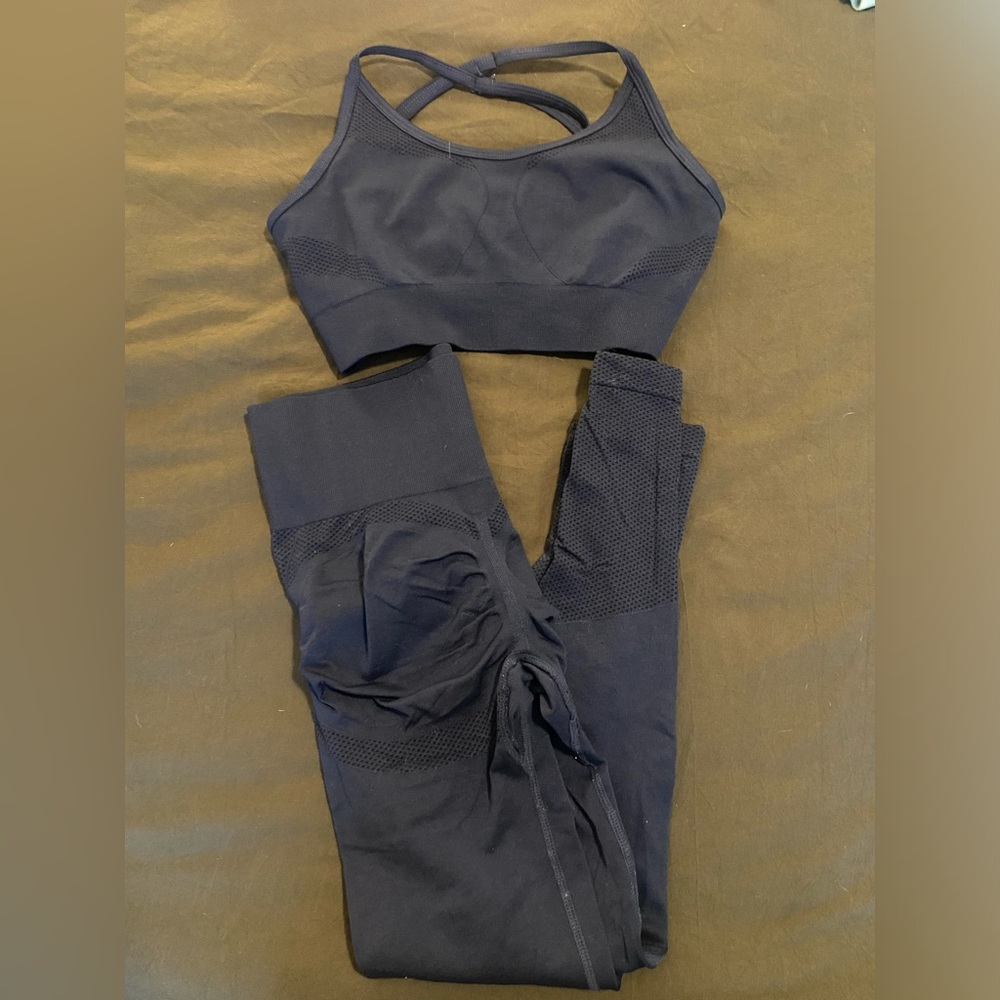 SHEIN - Blue Workout Set